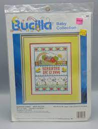 Buongiorno a tutte voi ricamine, lo so, sono stata un po. Bucilla Baby Collection Barnyard Babies Birth Records Counted Cross Stitch 14x11 Ebay