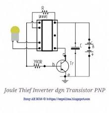 Neo Joule Thief Inverter 3v To 220v Ac Led Light With Pnp Transistor Skema Circuit Led Charger Lampu Led