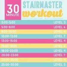 Beginners Stairmaster Workout Stairmaster Workout Stairs Workout Cardio Machine Workout