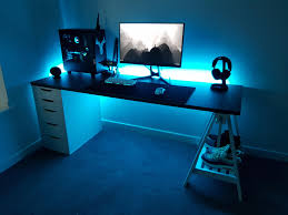 Light Blue Best Blue Bedroom Setup Gaming Room Setup Retro Games Room