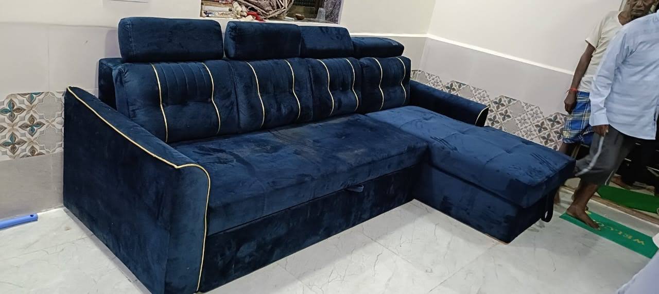 L shape sofa combed product image