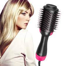 A great straightening brush for curly hair, this tool smooths hair at up to 450 degrees fahrenheit. 2 In1 One Step Hair Dryer Volumizer Salon Hot Air Comb Hair Straightener Curler Comb Roller Electric Ion Blow Dryer Hair Brush Hot Air Brushes Aliexpress