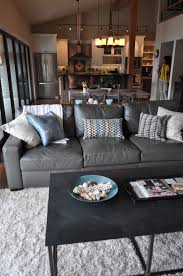 Gray Living Room Decor Ideas Best 25 Grey Leather Couch Ideas On Pinterest Coastal Decorating Living Room Living Room Decor Gray Coastal Living Rooms