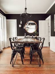 Dining room with vintage and modern accessories. Modern Vintage Victorian House Tour Miranda Schroeder
