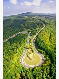 Aerial Shot 3 Of The Nurburgring Nordschleife Caracciola Karussell Metal Print By Bridgetogantry Redbub Race Photography Motorsport Photography Race Track