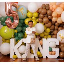 Tonto dikeh and her son. Tonto Dikeh Pulled Out All The Stops For King Andre S 5th Birthday Bellanaija