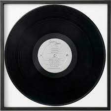 Gallery Brass Record Frame With White Mat Cb2 Framed Records Records Frame