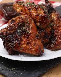 Air Fryer Honey Bbq Chicken Wings Recipe Honey Bbq Chicken Wings Bbq Chicken Wings Honey Bbq
