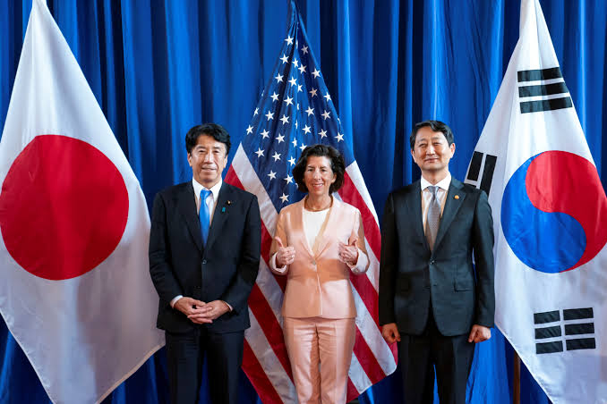 US, Japan & South Korea Strengthen Strategic Partnership for Indo-Pacific Stability