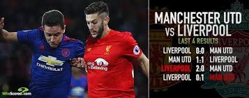 Man utd have scored at least 2 goals in 5 of their last 6 home matches (premier league). Man Utd Vs Liverpool Last 4 Results Liverpool Man Sports Jersey