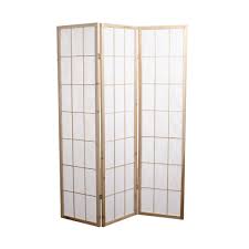 Japanese Room Divider Shoji Rice Paper 3 Panel Traditional Natural Fine Room Dividers 4 panel room divider wooden privacy stand foldable japanese oriental style white.