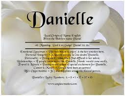 Danielle Angies Creation Inspirational Words Names Words
