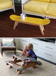 You Can Turn Your Old Skateboard Into A New Furniture Diy Furniture Hacks Diy Furniture Skateboard Furniture