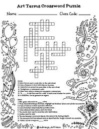 Below you will find the correct answer to op art and pop art crossword clue, if you need more help finishing your crossword continue your navigation and try our search function. Art Crossword Puzzle Worksheets Teaching Resources Tpt
