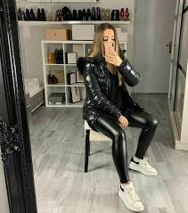 Preis 5,50 € 7,00 € größe : Pin Von Planet Women Auf Make Me Wear Moncler Leder Leggings Modestil Legging Outfits