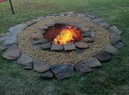 Diy Firepit Might Try To Build This While Mike Builds The House Fire Pit Backyard Fire Pit Patio In Ground Fire Pit