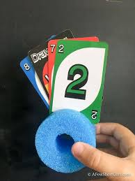 Diy playing card holder is super easy project using felt fabric! Simple Diy Pool Noodle Playing Card Holder For Kids A Few Shortcuts