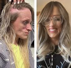 beforeandafterhair with @thinhairthick and Shelley. Read her story in the  @nypost by clicking