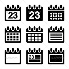 Black And White Calendar Icon Calendar Icons Set En 2020 Iconos Fondos De Pantalla Emojis
