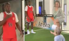Manchester united midfielder, paul pogba and his partner, maria zulay salaues have shown their son's face for the very first time. Paul Pogba S Wife Maria Takes Part In Stay At Home Challenge But It Backfires Badly Football Sport Express Co Uk