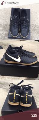 Nike Tiempo X Indoor Soccer Shoes Soccer Shoes Black Nikes Nike