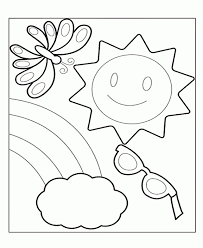 Cute kids' summer coloring pages, summer seasonal foods, cute pictures, and summer bookmarks for kids to color in. Summertime Coloring Pages Free Printables Coloring Home