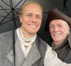 NEW BTS Pic of Sam Heughan and Hugh Ross
