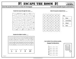 So, i decided to make an at home escape room for my own kids to try and it was so much fun. Escape The Room Worksheets Teaching Squared