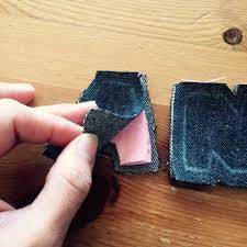 100均 デニムフリンジ マグネットを作ろう weboo ウィーブー 自分でつくる ハンドメイド バッグ 作り方 クラフト デニム クラフト
