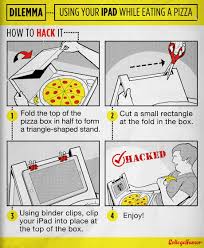 Die schnittkanten legen wir an die seiten des rostes. Pizza Box You Have Been Hacked Lh Useful Life Hacks Life Hacks Lazy People