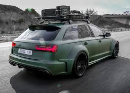 Audi rs 6 iii (c7) рестайлинг. Wide Body Matte Army Green Audi Rs6 Avant Is Perfect For The Zombie Apocalypse Techeblog