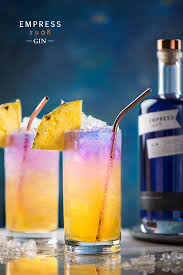 Empress 1908 Gin Summer Cocktails Flavored Water Recipes Layered Drinks Gin Recipes