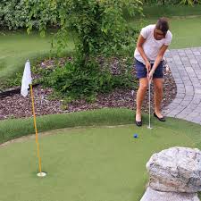 Installing the putting green cups requires attention to detail and a bit of patience. Diy Backyard Putting Green The Home Depot