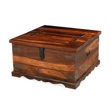 With an under table storage shelf, this coffee. Bengal Indian Sheesham Square Coffee Table Storage Trunk