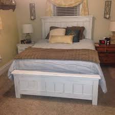 Features beautifully sculpted detailing and detailed tufting. Queen Size Farmhouse Bed With Storage Ana White