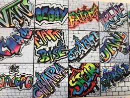 Arty Farty In The Classroom Graffiti Name Art
