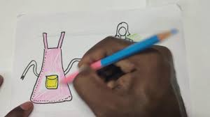 For an apron that's simple to sew and equally simple to slip on for quick cooking, give this free sewing tutorial a try! How To Draw Apron Kitchen Items Youtube