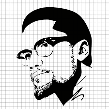 Homepage / african american messy bun svg. Malcolm X Svg For Cricut African American By Digital4u On Zibbet