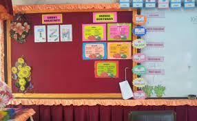 Cobalah mengajak siswa merubah suasana belajar setidaknya merubah posisi tempat duduk di kelas yang tadinya posisi sejajar menghadap ke papan tulis diubah melingkar. Contoh Hiasan Papan Kenyataan Kelas Inspirasi Dekorasi Rumah Cute766