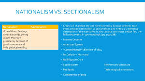 Ppt Nationalism And Sectionalism In Politics Powerpoint