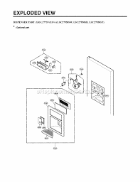 Lg Side By Side Refrigerator Lsc27950sb Ereplacementparts Com