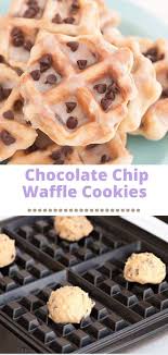 Chocolate Chip Waffle Cookies Sprinkles For Breakfast In 2020 Waffle Cookies Chocolate Chip Waffles Waffle Maker Recipes