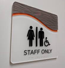 Ada Interior Restroom Sign Ada Signage Wayfinding Signage Entrance Signage