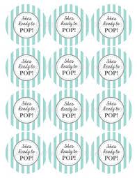These colorful prints with curving fonts are perfect for a spring or summertime shower to welcome your new bundle of joy. Printable Baby Shower Favor Tags Ready To Pop Printables Carlynstudio Us