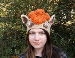 Vulpix Pokemon Hat Crochet Pokemon Pokemon Hat Crochet Hats