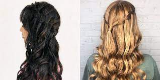 The waterfall braid is an elegant weave that is super easy to achieve. How To Create A Waterfall Braid For Beginners Easy Braided Hairstyles