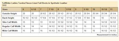 Details About Tuffrider Ladies Tundra Fleece Lined Tall Boots In Synthetic Leather