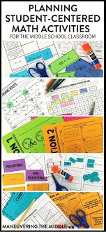 A kit prepared by wendy sawatzky. How To Plan Student Centered Math Activities Maths Activities Middle School High School Math Homeschool Math