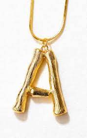 Statement Letter Necklace A In 2021 Initial Necklace Letter Pendant Necklace Necklace