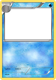 Free printable comic strip template pages. Bw Water Stage 2 Pokemon Card Blank By The Ketchi On Deviantart Pokemon Card Template Pokemon Birthday Party Pokemon Birthday